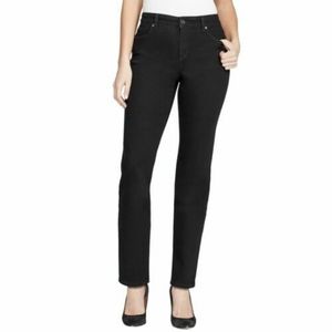 ⚪2/$20 Bandolino Black Amy Straight Leg Jeans